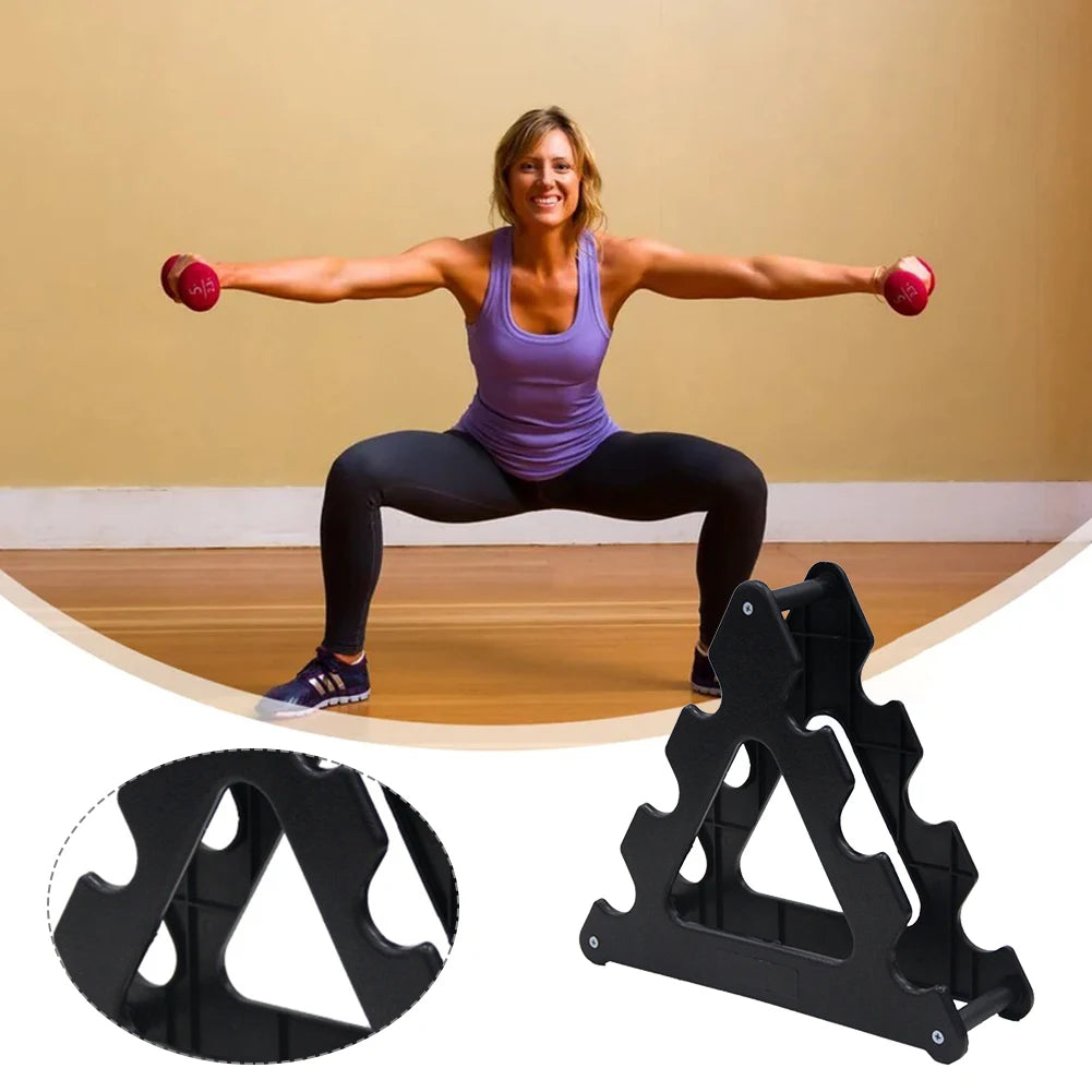 Weight Storage Organizer 3 Tier Dumbbell Rack Stand Only Small Weight Rack for Dumbbells for Home Gym Organization