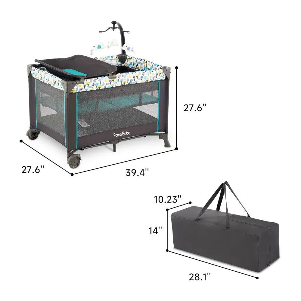 Portable Crib for Baby, Portable Baby Playpen