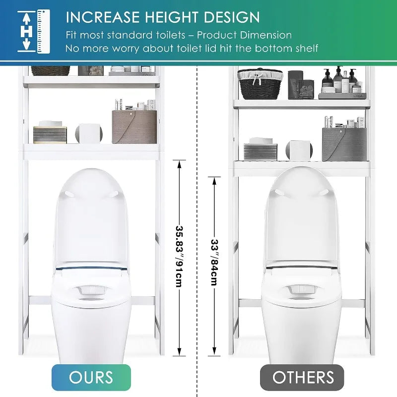 Bathroom Storage Shelf,  3-Tier