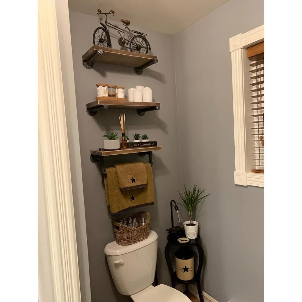 Storage Shelves for Bathroom Equipment