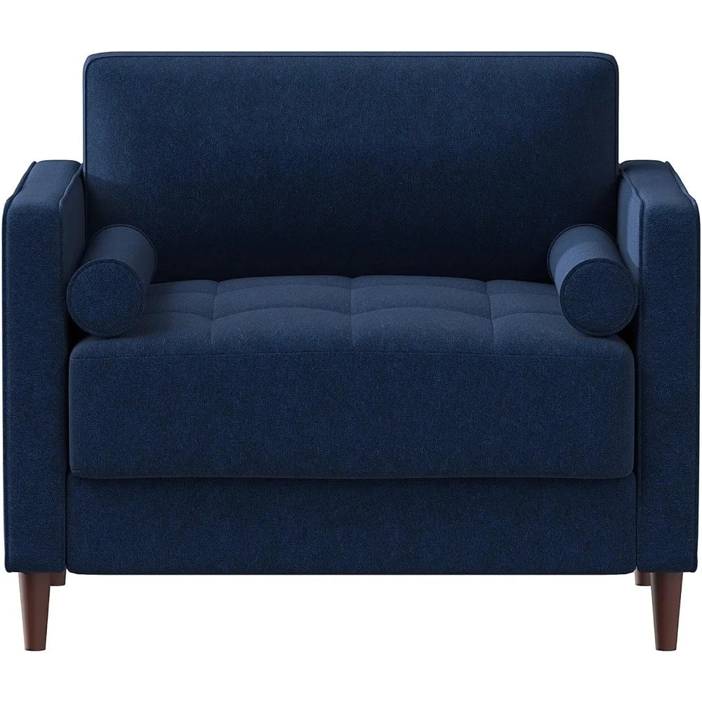 Lifestyle Solutions Lexington Armchair, Navy Blue  Sofa Set Living Room Furniture Luxury Modern Sofa