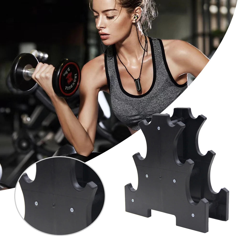 Weight Storage Organizer 3 Tier Dumbbell Rack Stand Only Small Weight Rack for Dumbbells for Home Gym Organization