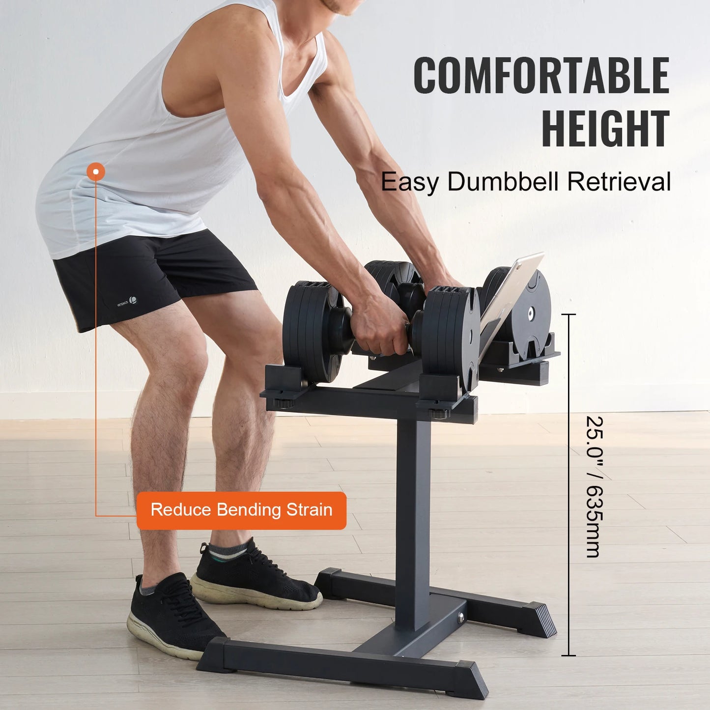 Adjustable Dumbbell Stand Home Fitness Rack