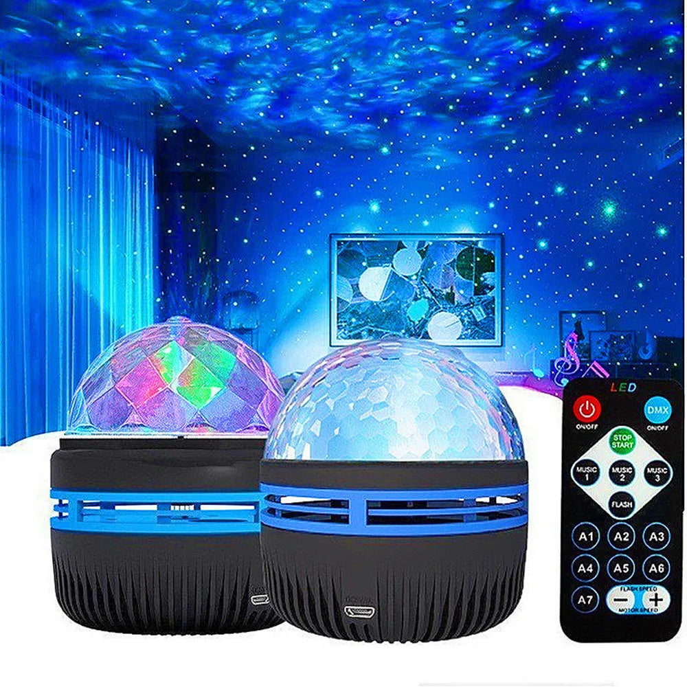 LED Night Light Galaxy Starry Projector