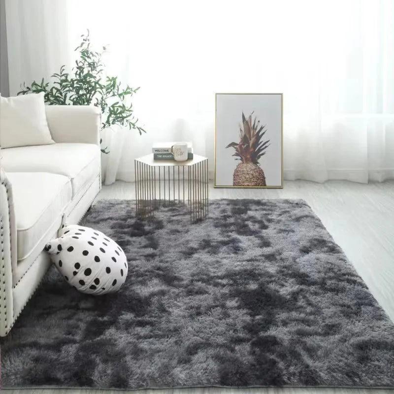 VIKAMA 1PC Silk Wool Rugs 40X60CM Plush