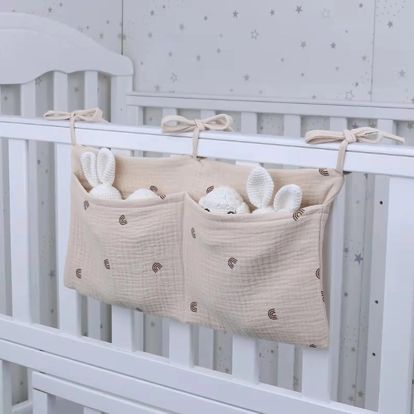 Portable Baby Crib Storage Bag Nappy Organizer