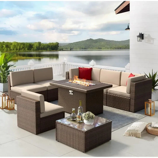 Wicker Outdoor Furniture Set