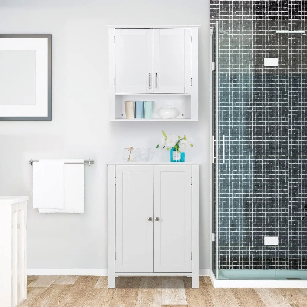 , Modern Bathroom Floor Storage Cabinet