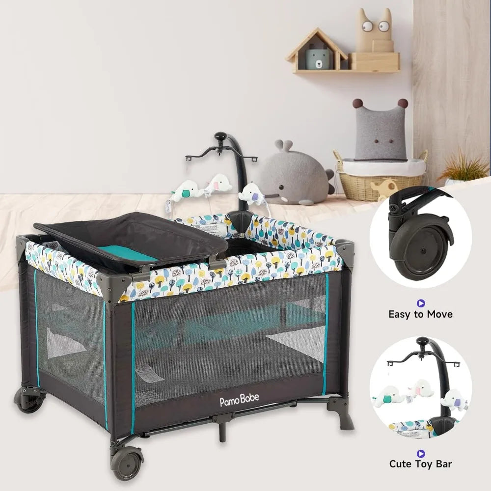 Portable Crib for Baby, Portable Baby Playpen