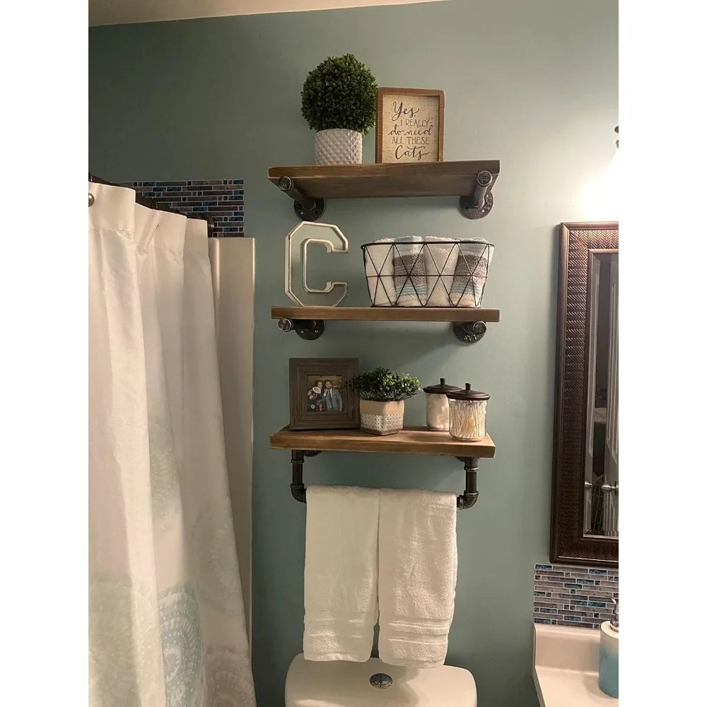 Storage Shelves for Bathroom Equipment